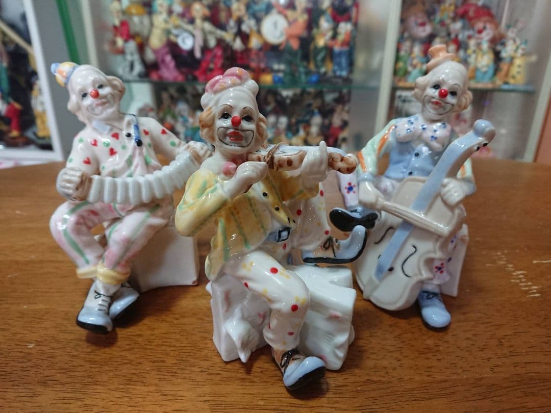 ピエロ 置物 9体セット