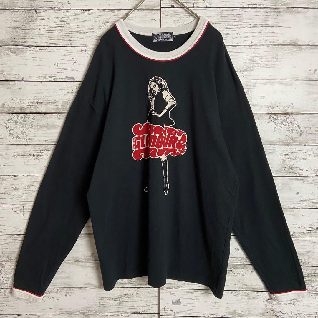 ゆ　ヒステリックグラマー 長袖 ロンT ヒスガール ビックロゴ