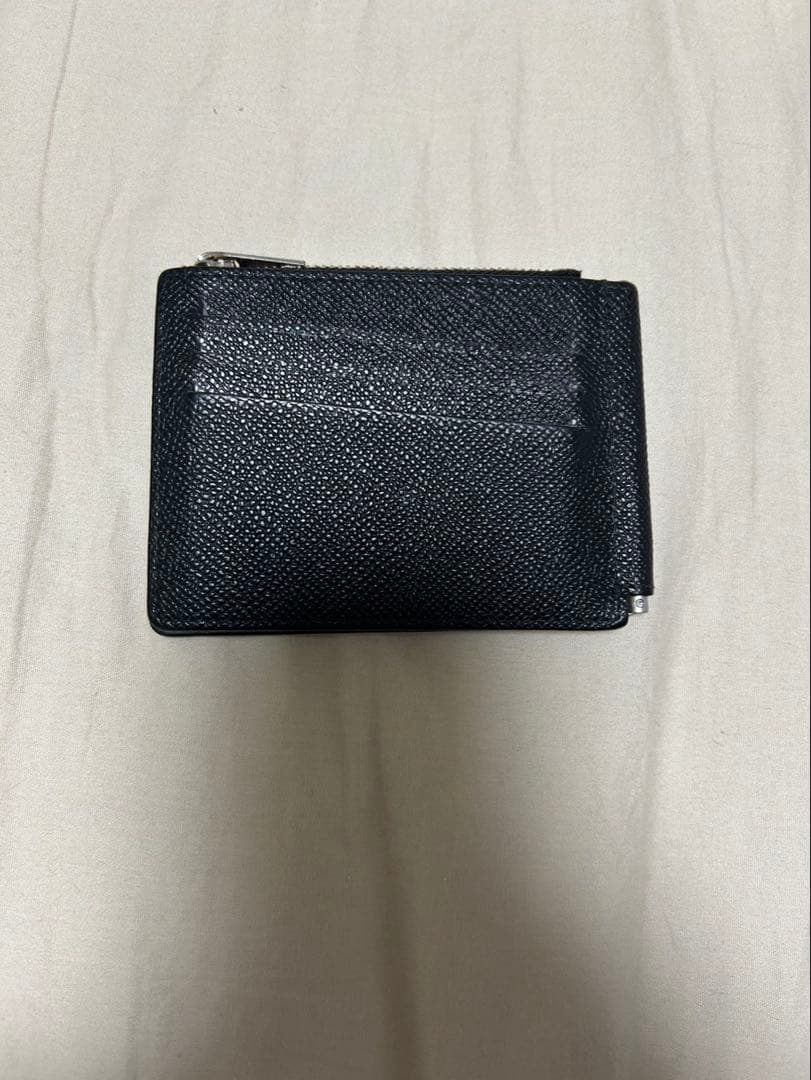 ★千菜★ マルジェラ ブラックレザー マネークリップ