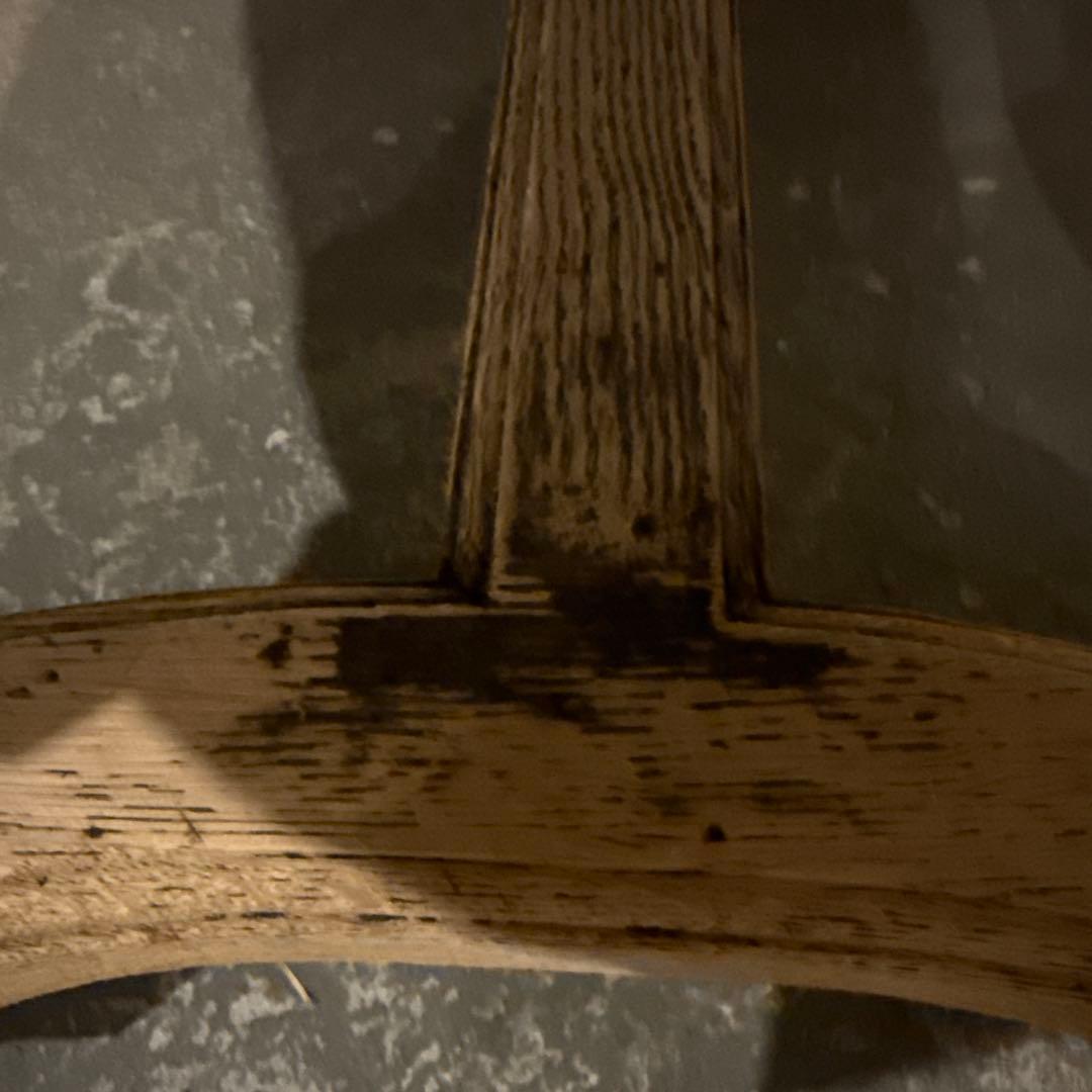 ヴィンテージ　コーヒーテーブル　剥離