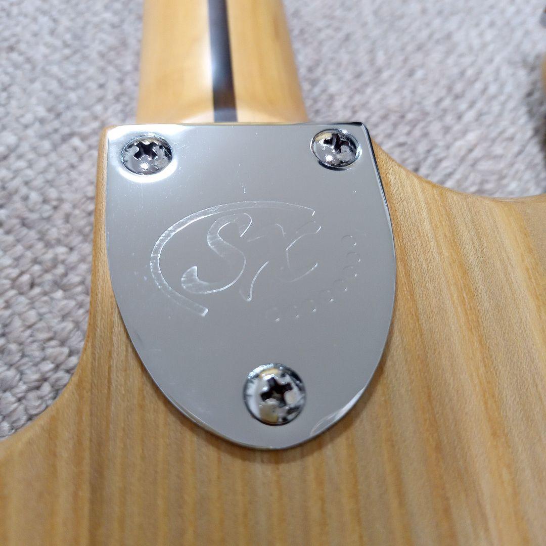 SX エレキギター ストラトタイプ ナチュラルボディー