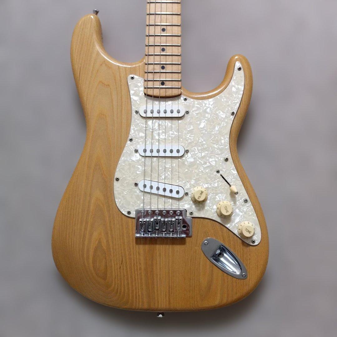 SX エレキギター ストラトタイプ ナチュラルボディー