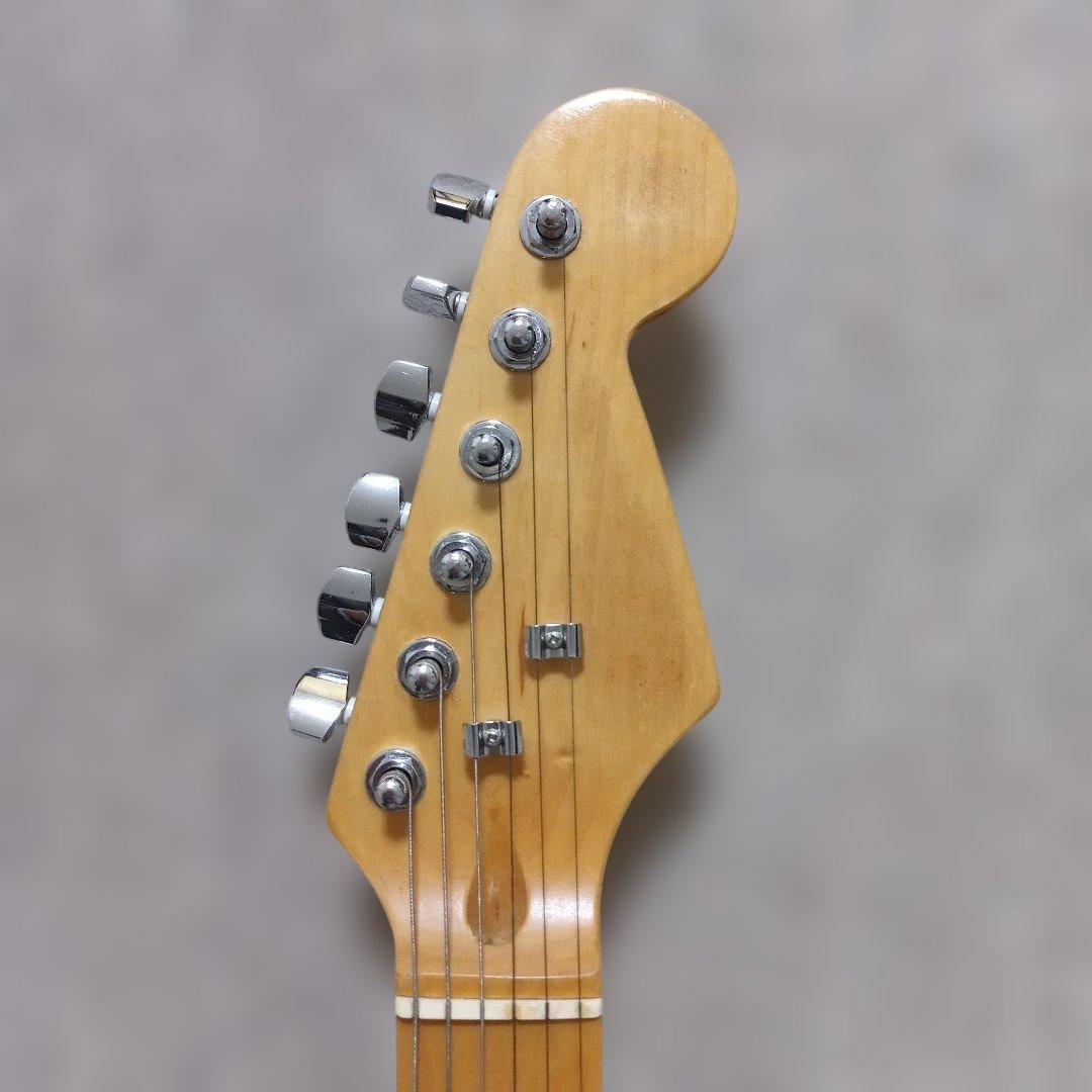 SX エレキギター ストラトタイプ ナチュラルボディー