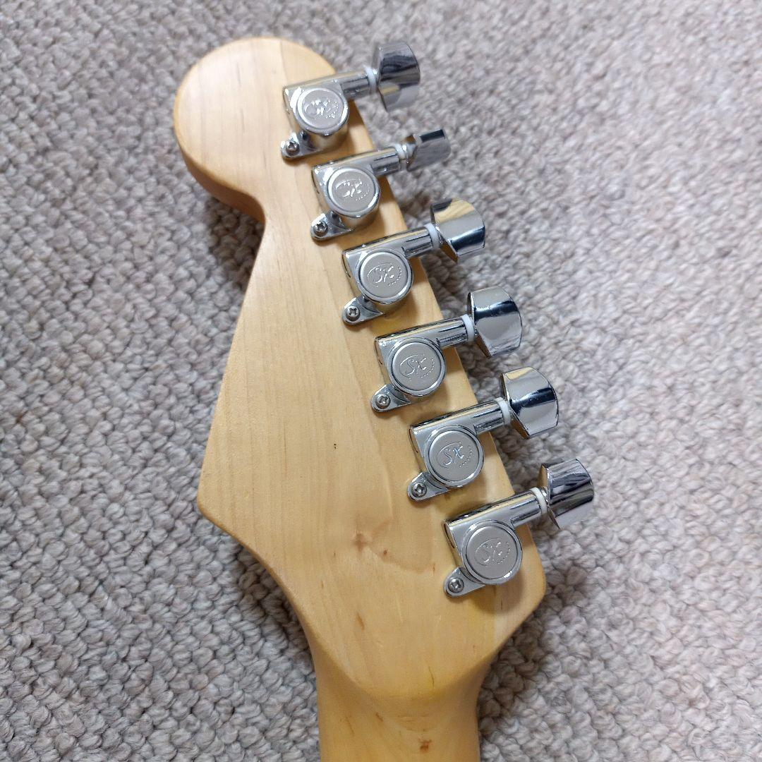SX エレキギター ストラトタイプ ナチュラルボディー
