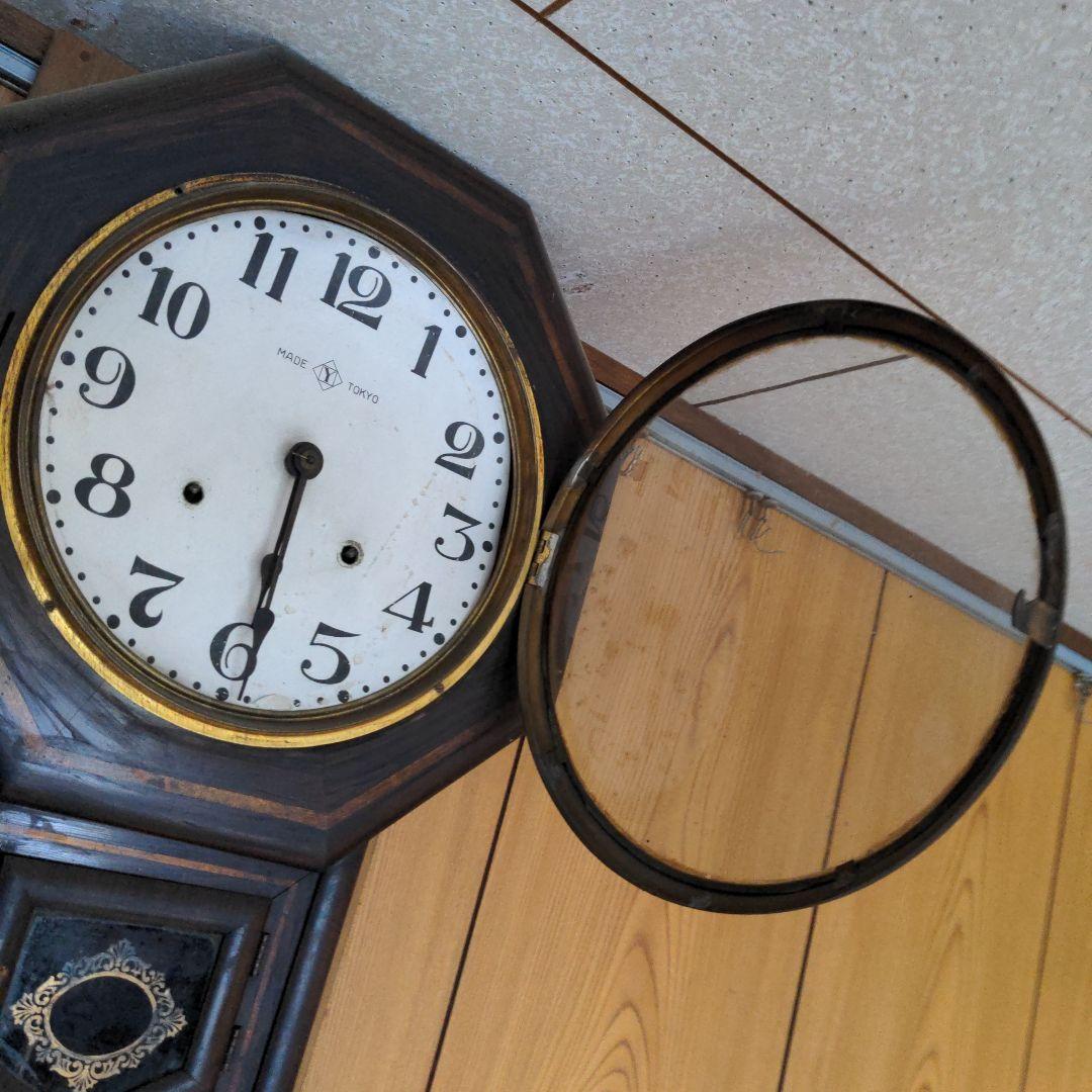 昭和レトロな柱時計　八角型　(⁠ ⁠ꈍ⁠ᴗ⁠ꈍ⁠)　Vintage