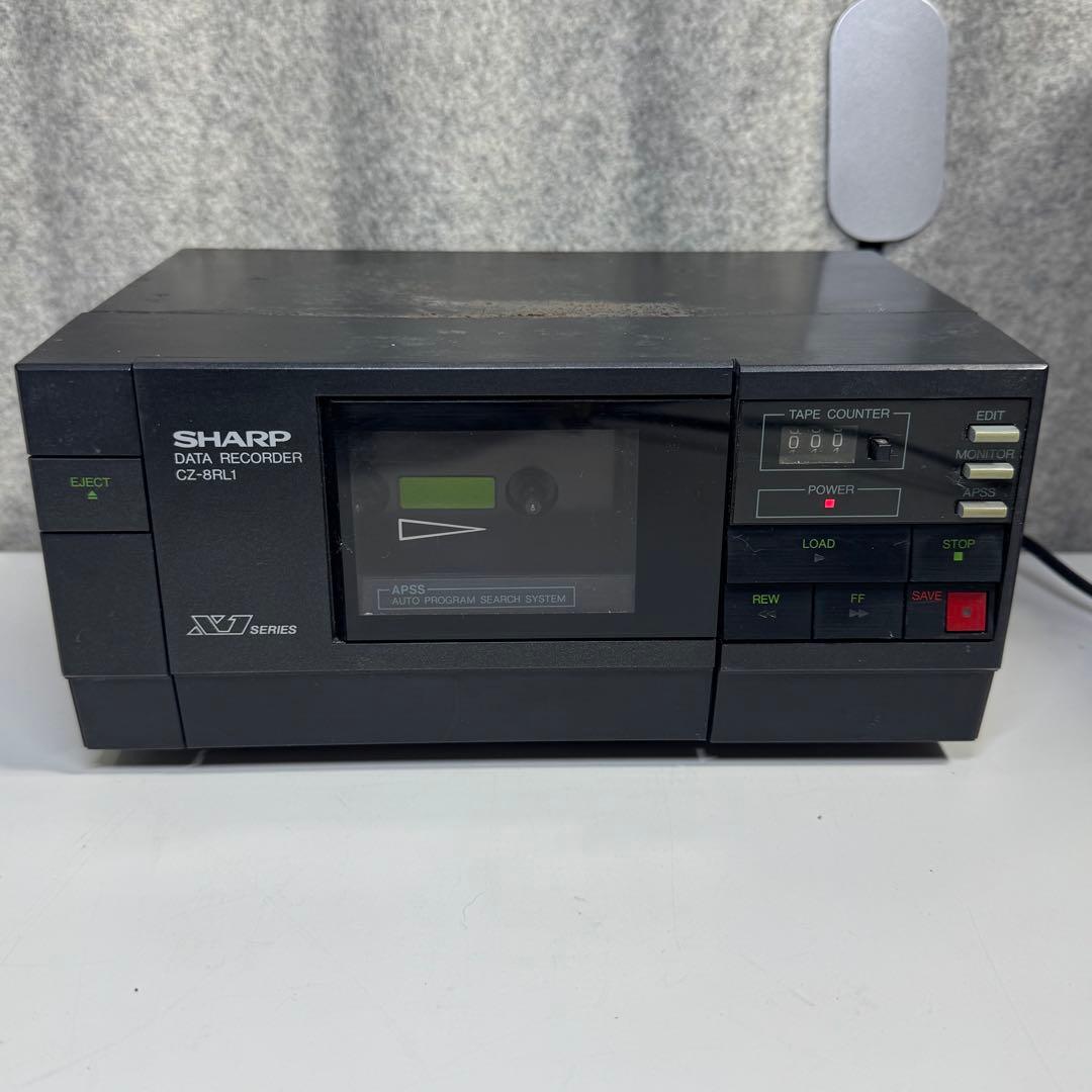 た*ん様 SHARP CZ-8RL1 DATA RECORDER 通電確認済み