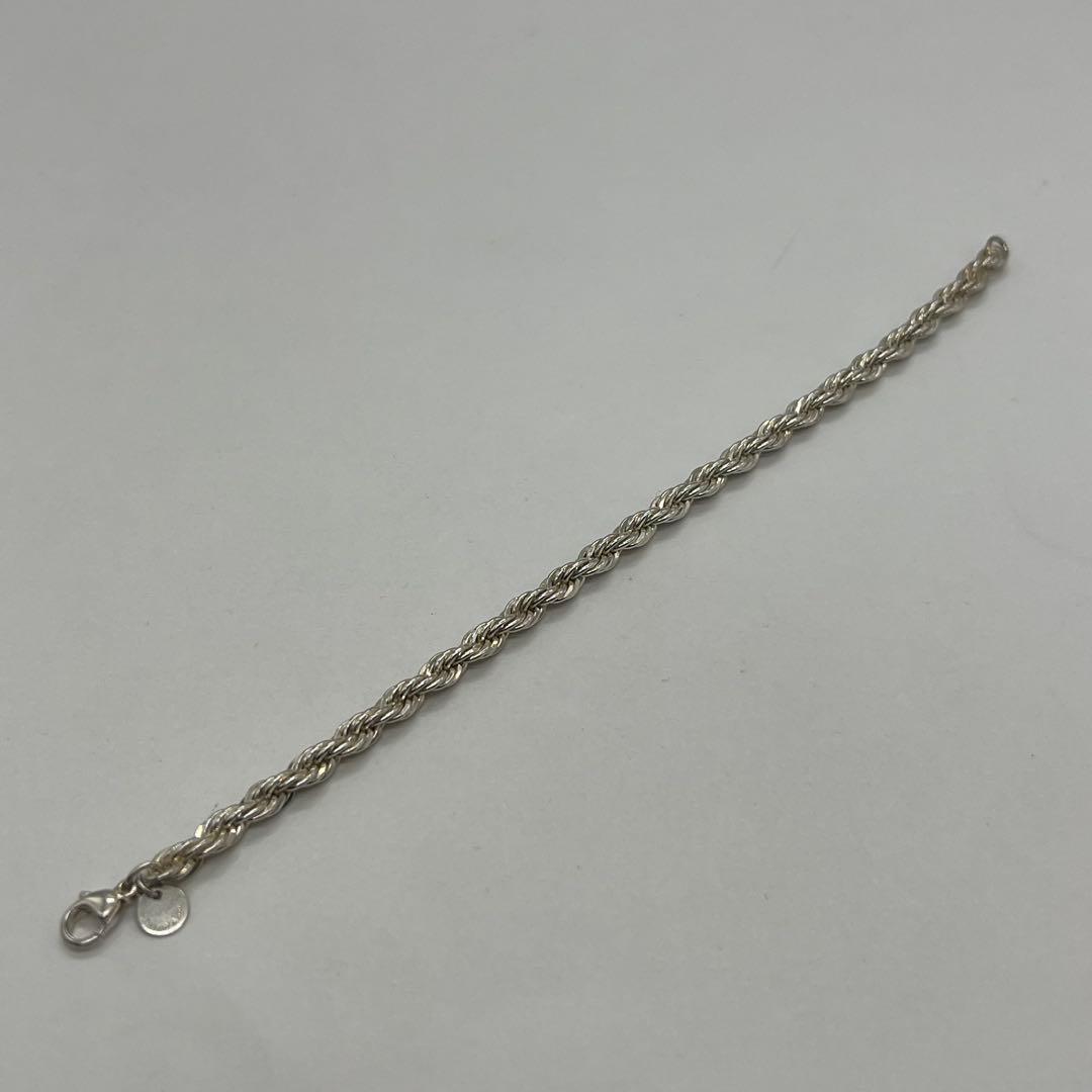 ティファニー TIFFANY ツイストロープ チェーンブレスレット SV925