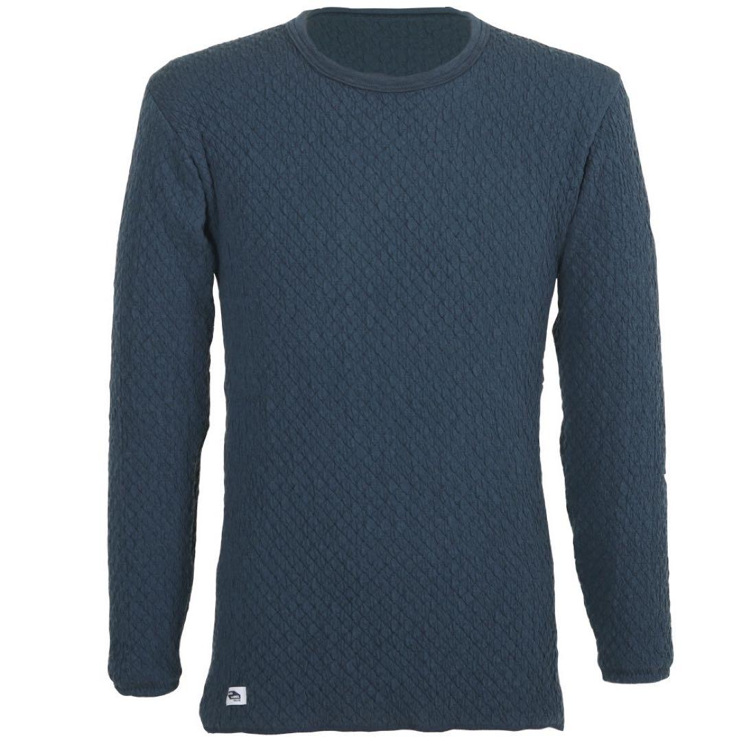 【正規品】ひだまり肌着 チョモランマ 紳士丸首シャツ Ｌ　箱無特価 QMS922