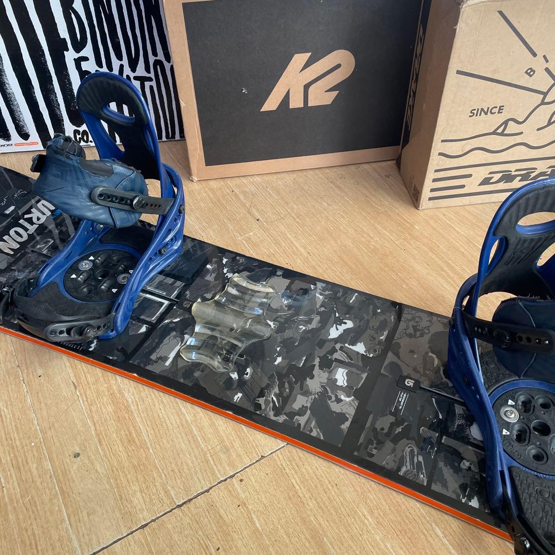 BURTON×FLUX　バートン　スノーボード　フラックスバインディング付