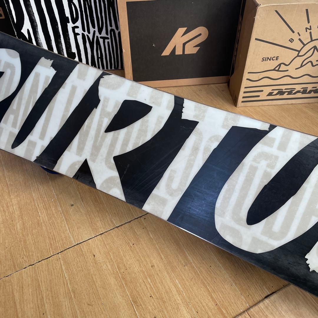 BURTON×FLUX　バートン　スノーボード　フラックスバインディング付