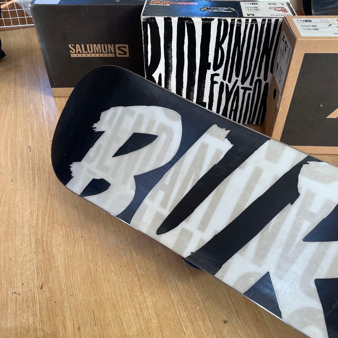 BURTON×FLUX　バートン　スノーボード　フラックスバインディング付