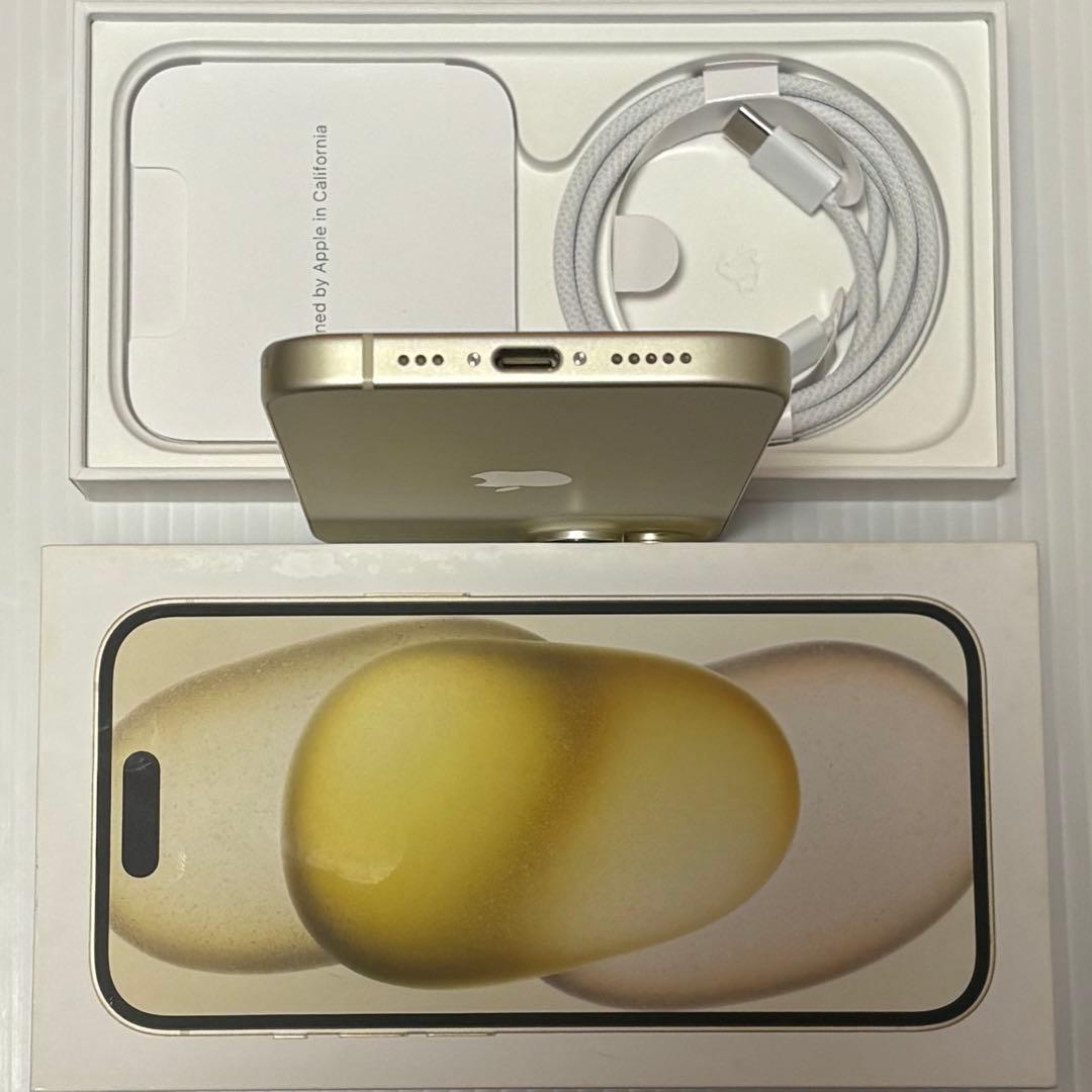 バッテリー最大容量84% iPhone15 128GB SIMフリー 本体