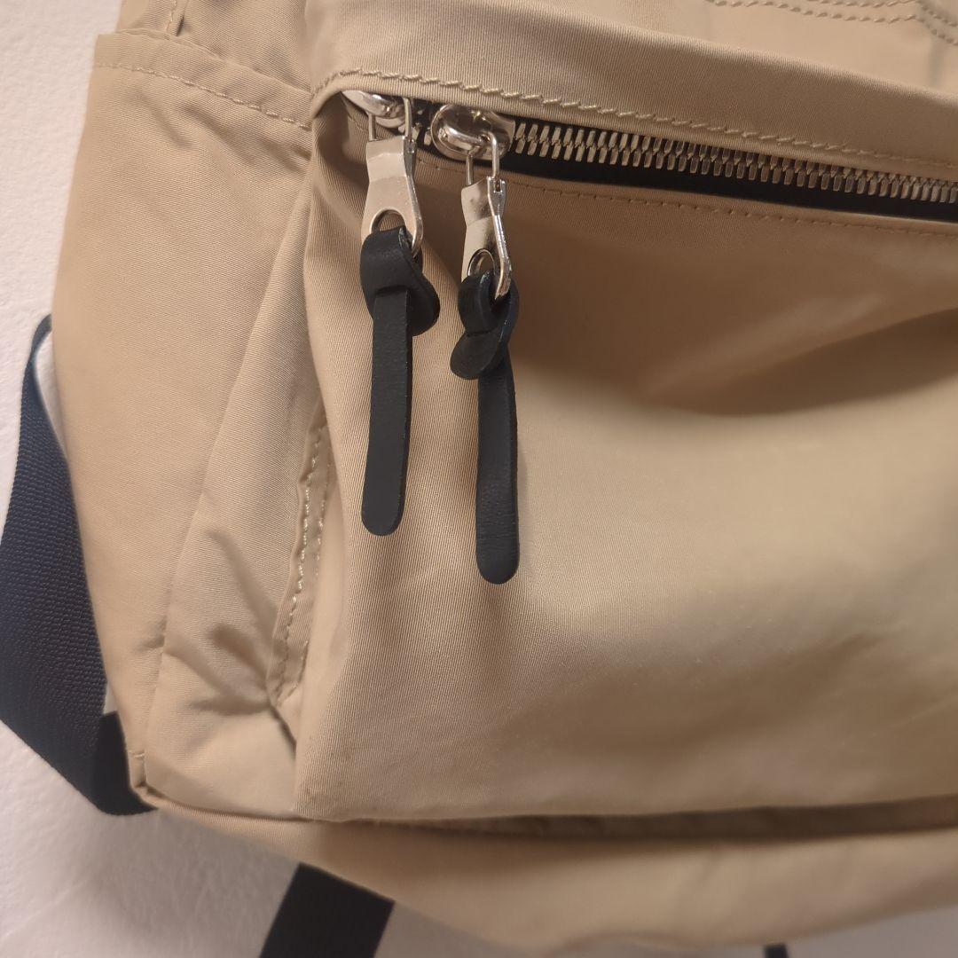 【美品】スタンダードサプライ　ベージュ シンプルリュック