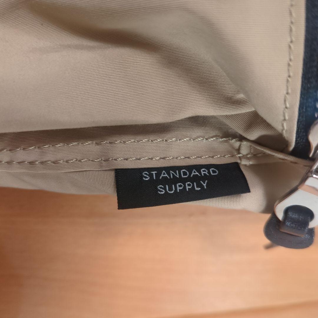 【美品】スタンダードサプライ　ベージュ シンプルリュック