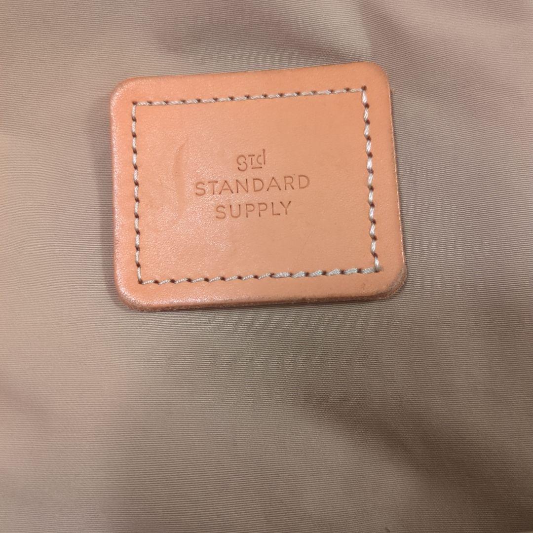 【美品】スタンダードサプライ　ベージュ シンプルリュック