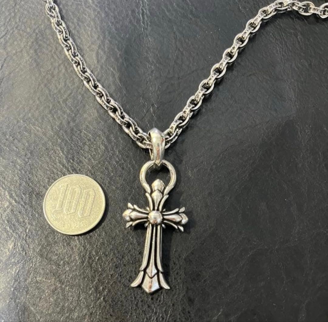 ダブルクロス ネックレス ペーパーチェーン60cm