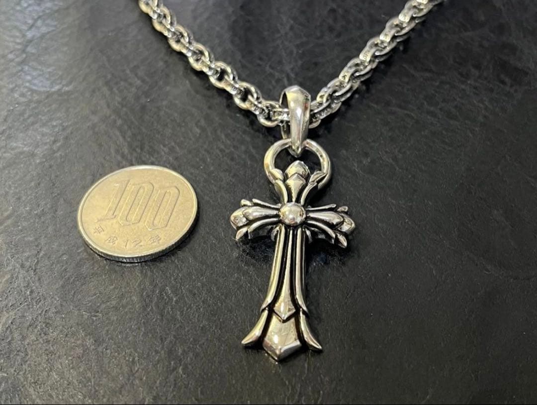 ダブルクロス ネックレス ペーパーチェーン60cm