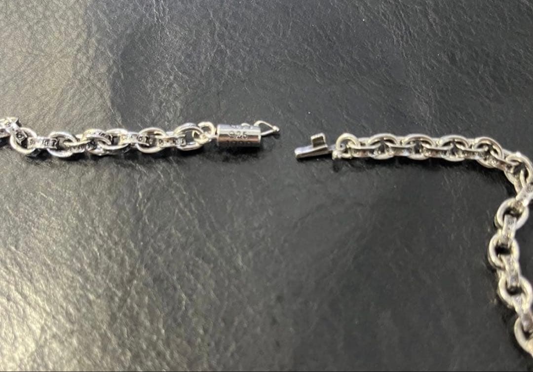 ダブルクロス ネックレス ペーパーチェーン60cm