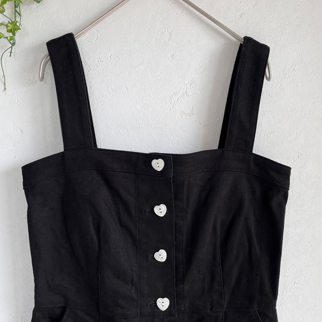 MEER.美品ハートボタンオールインワンHEART BUTTONALLINONE