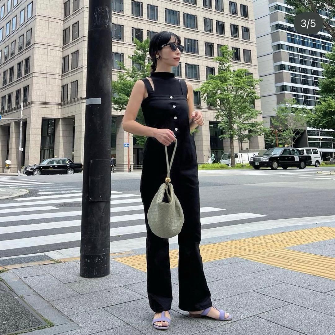 MEER.美品ハートボタンオールインワンHEART BUTTONALLINONE