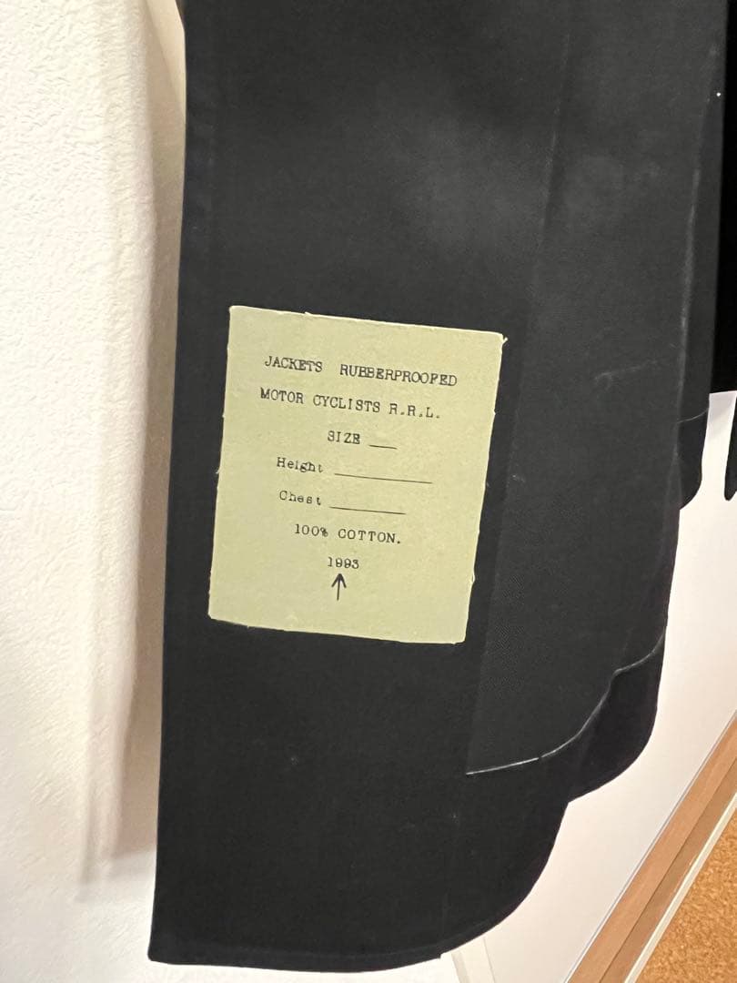 【新品】RRL MOTORCYCLISTS COAT Mサイズ