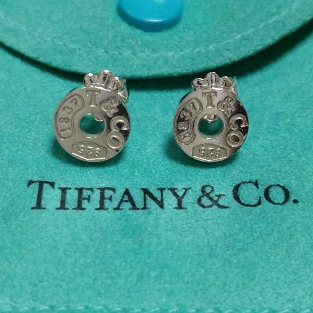 専用です TIFFANY ティファニー サークル ピアス 1837 シルバー