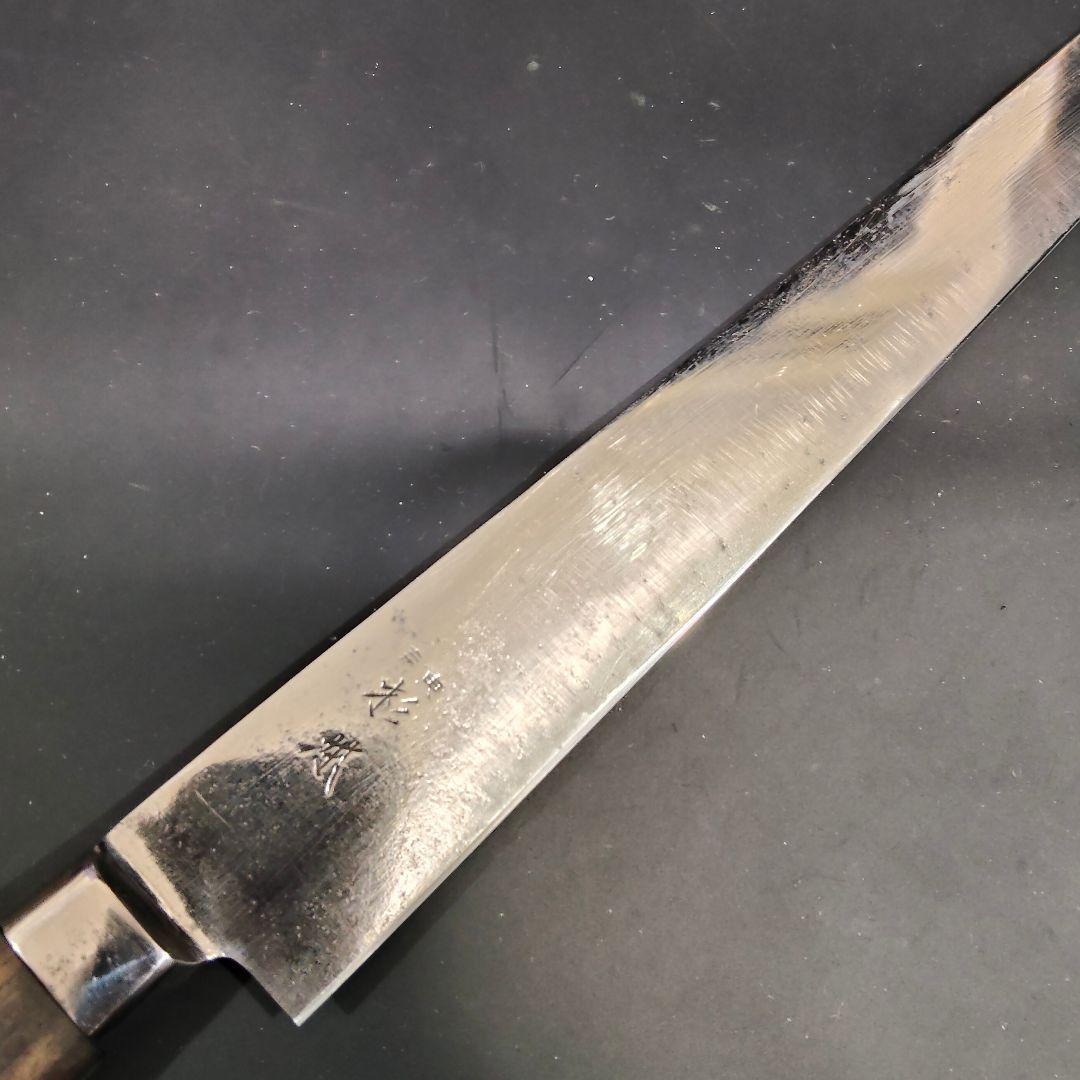 東京杉本 高級炭素鋼 全鋼 ハムスライス (筋引) 2630 30cm 研ぎ済