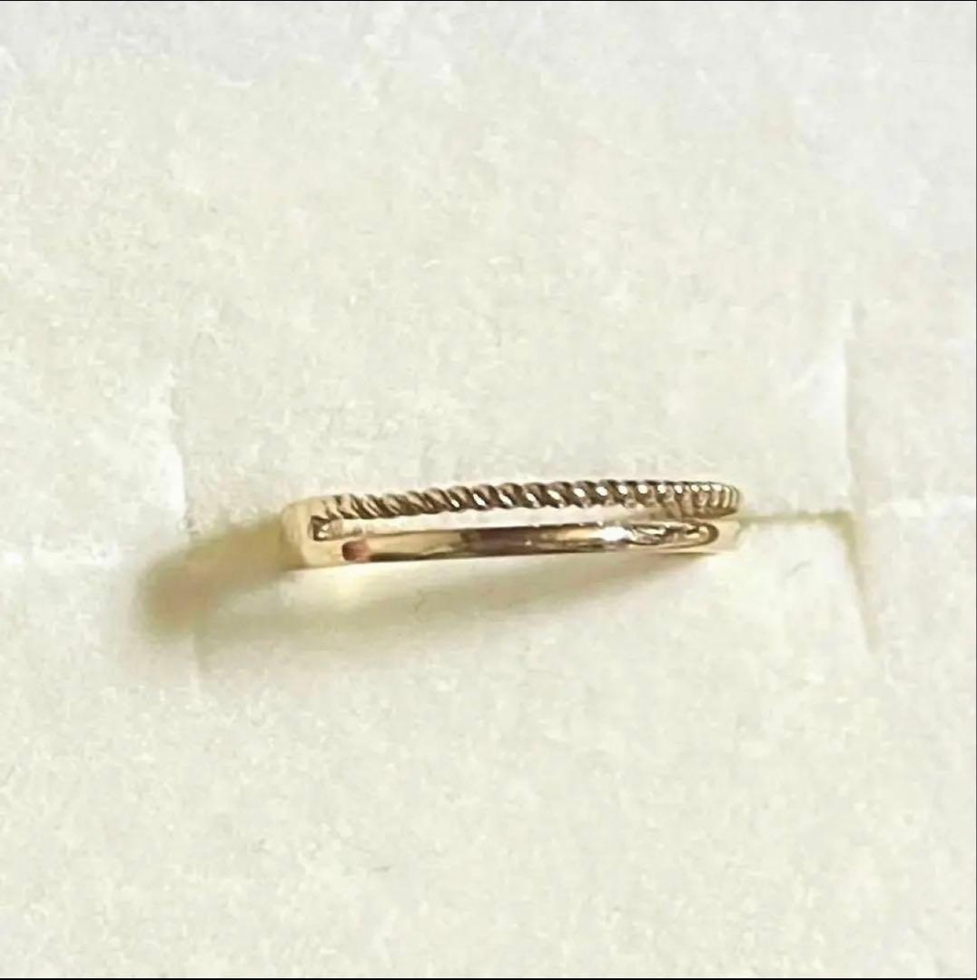 ノワールドプーぺ　K10ピンキーリング　♯5