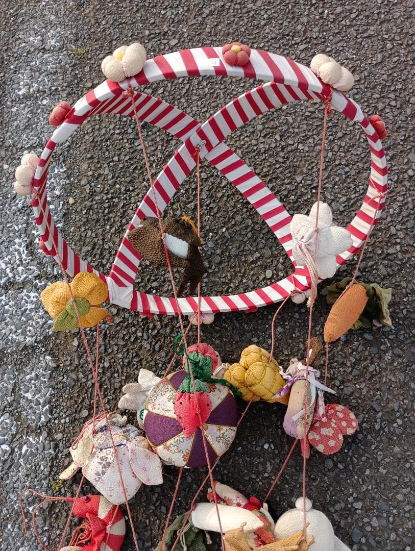 １７２２）吊るしびな　つるしびな　吊り雛 ちりめん　雛祭り　雛人形