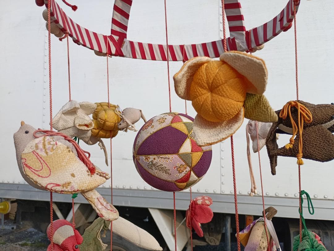 １７２２）吊るしびな　つるしびな　吊り雛 ちりめん　雛祭り　雛人形