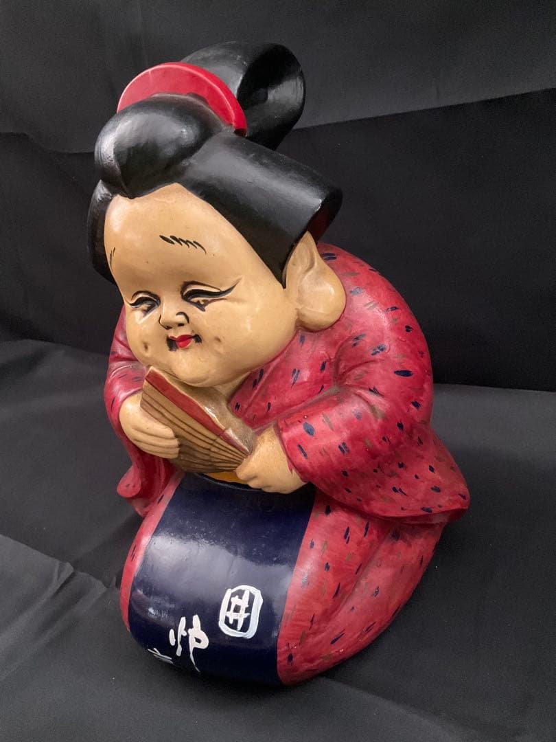 お福さん　陶器製 春画人形 お多福 子孫繁栄 安産祈願 御開帳