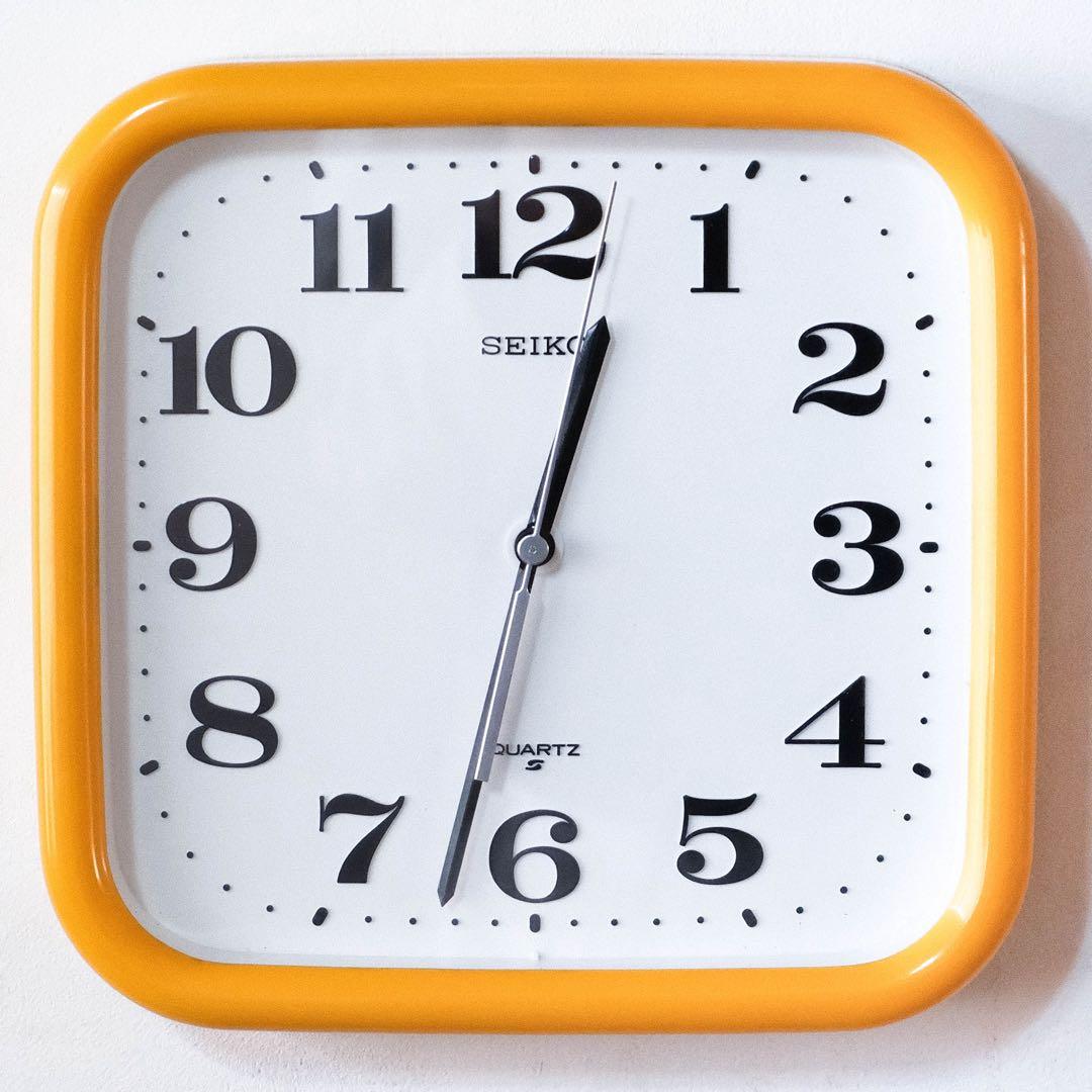 掛け時計　ポストモダン　ミッドセンチュリー　ヴィンテージ　レトロ　SEIKO