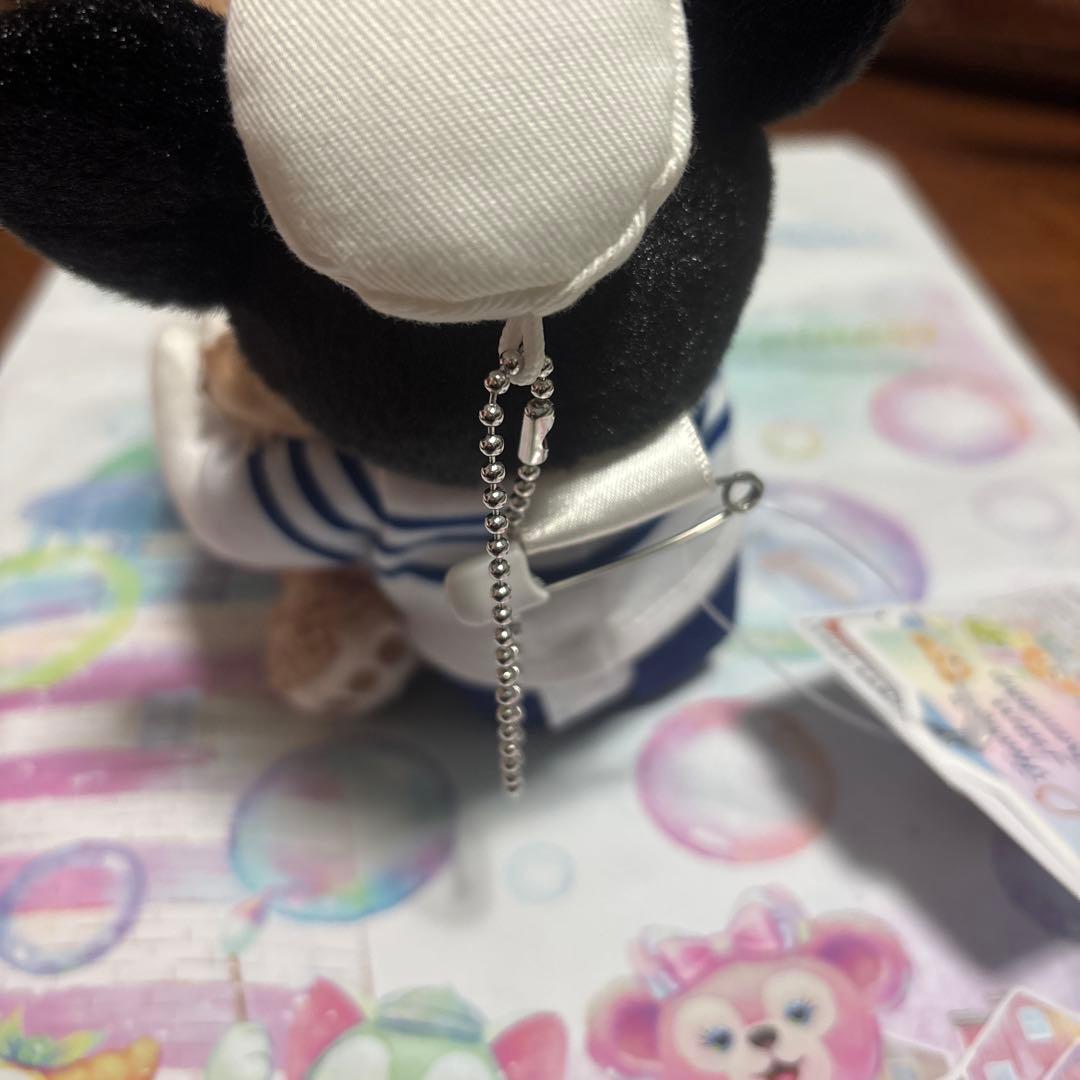 ぬいぐるみバッジミッキーダッフィーハートフェルト・レターズ・オブ・フレンドシップ