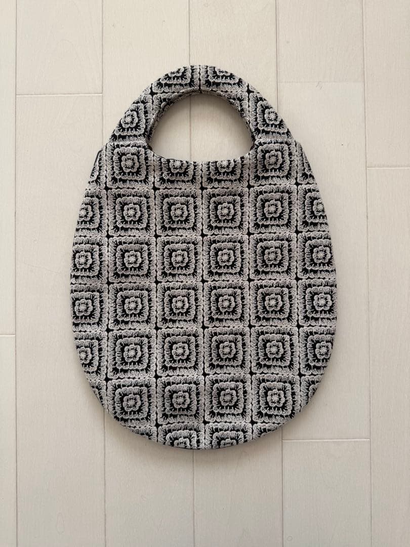 ミナペルホネン　エッグバッグ　good old チャコール