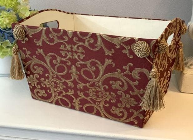 マガジンボックス 小物入れ ジェニファーテイラー タッセル 赤 33175MH