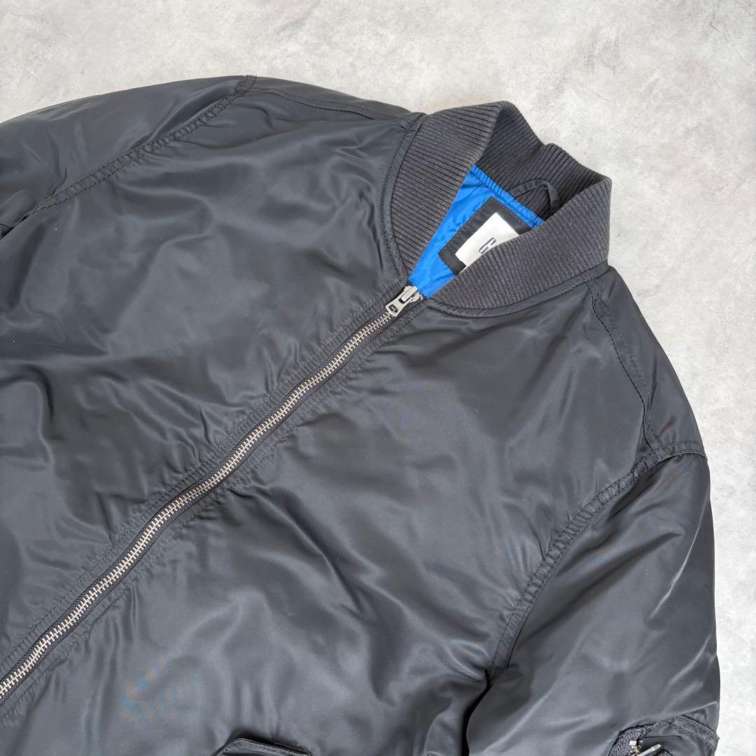 old gap ma-1 ブルゾンジャケット ブラック 古着 S 短丈