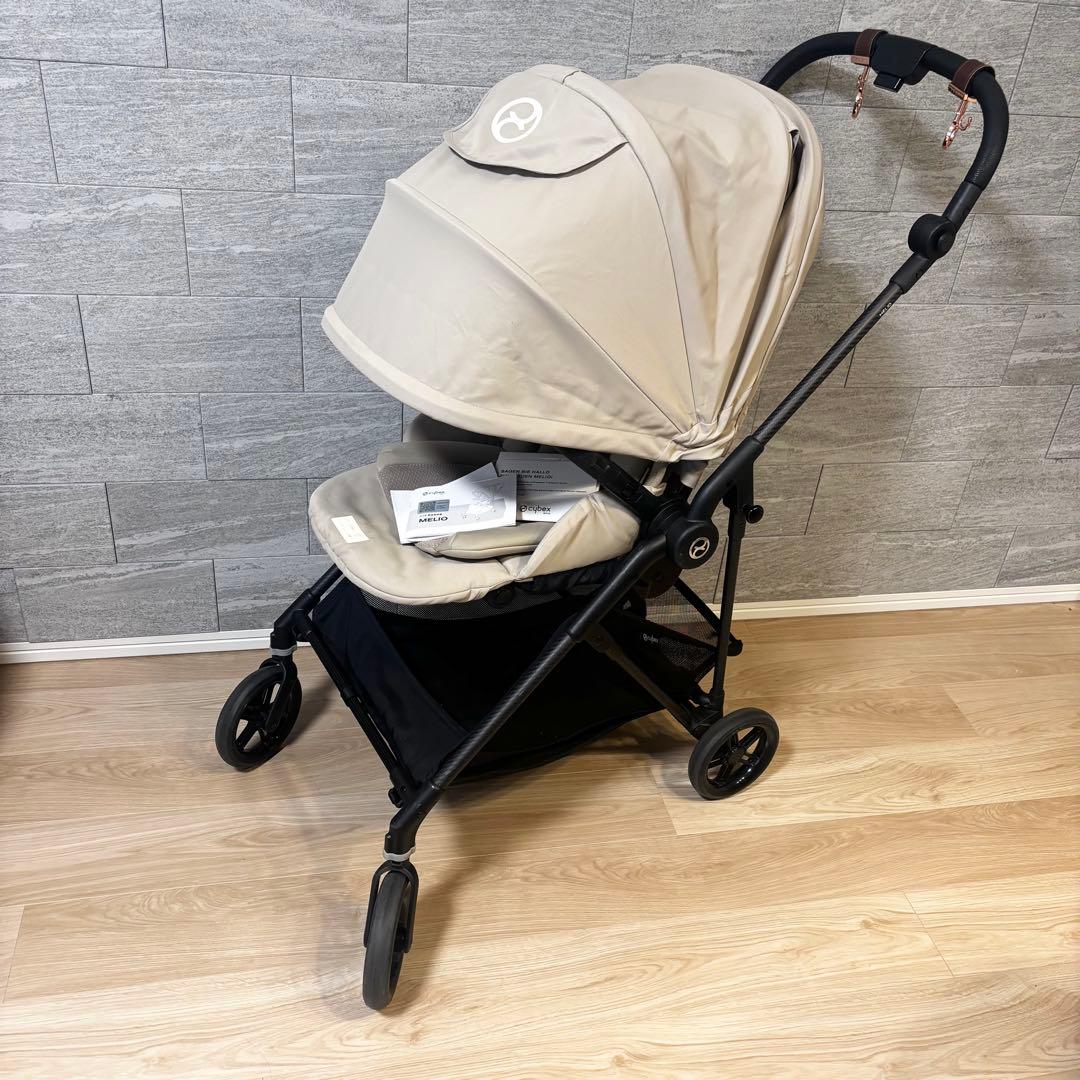サイベックス　メリオカーボン　シーシェルベージュ　ベビーカー