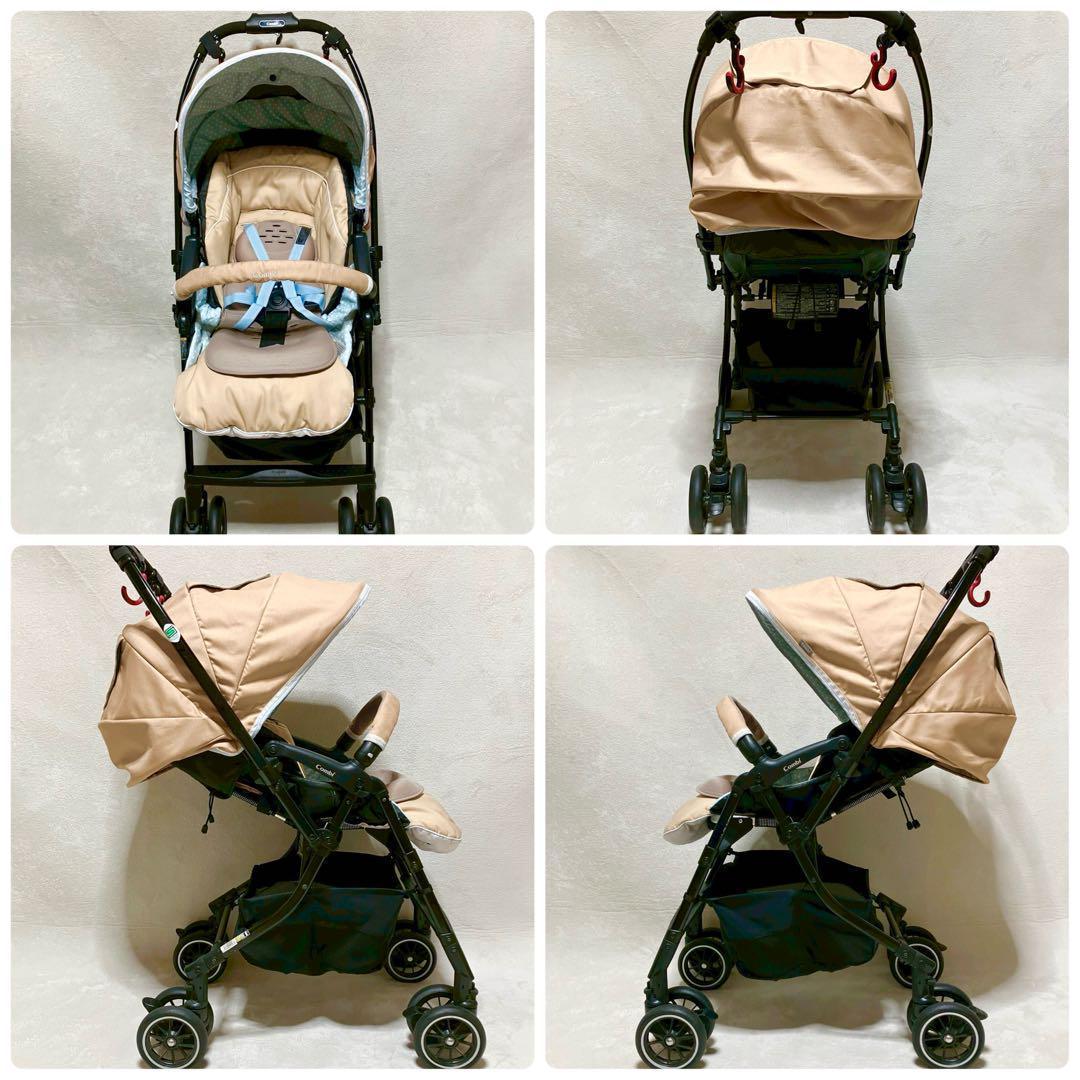 美品 combi コンビ メチャカルハンディオート4キャス エッグショック HF