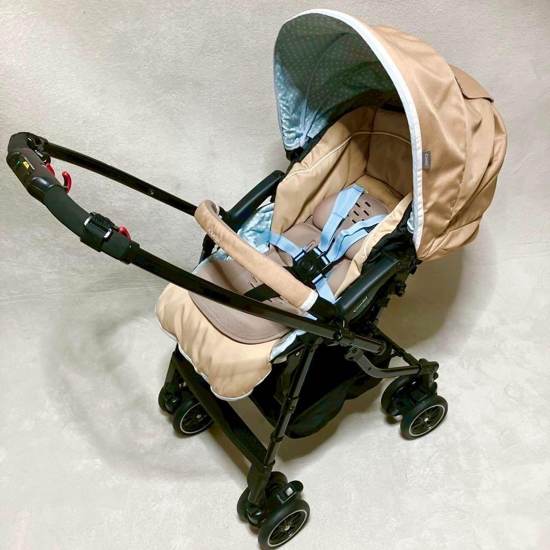 美品 combi コンビ メチャカルハンディオート4キャス エッグショック HF