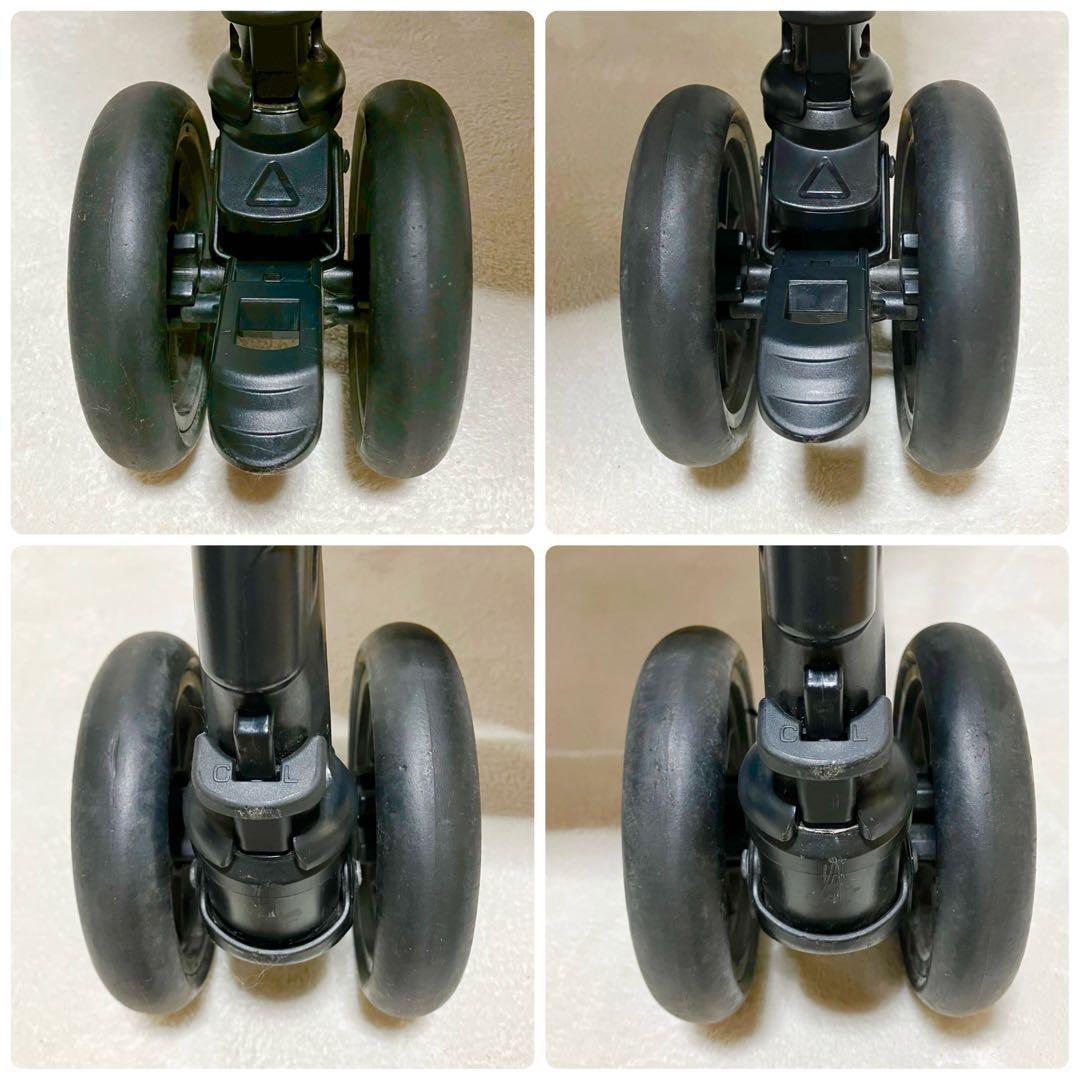 美品 combi コンビ メチャカルハンディオート4キャス エッグショック HF