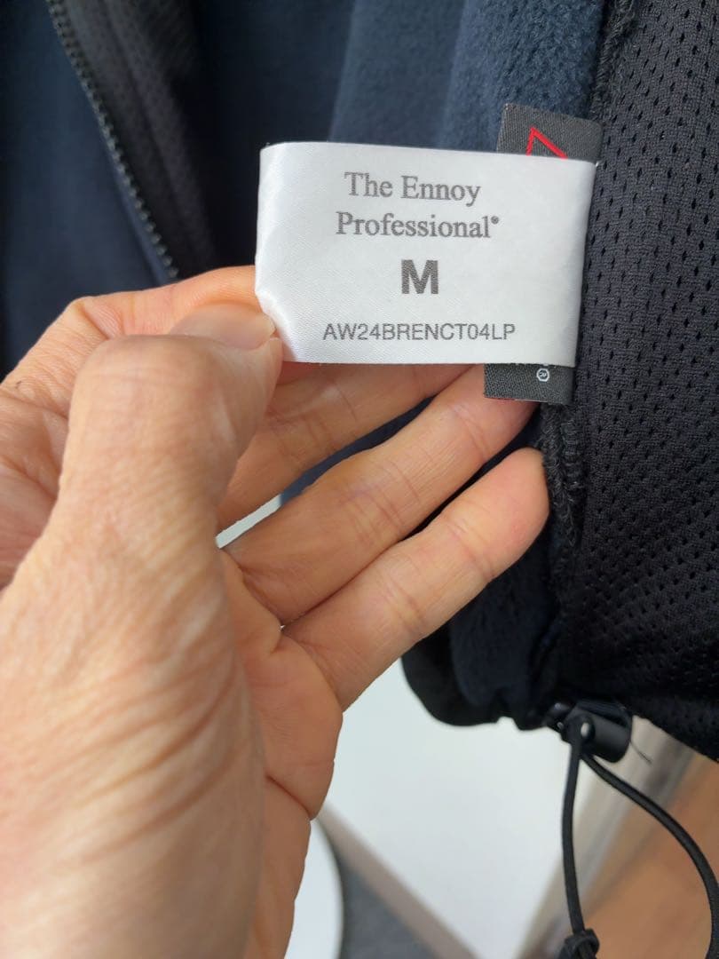 ennoy エンノイ　POLARTEC フリース　ジャケット　ネイビー　24aw