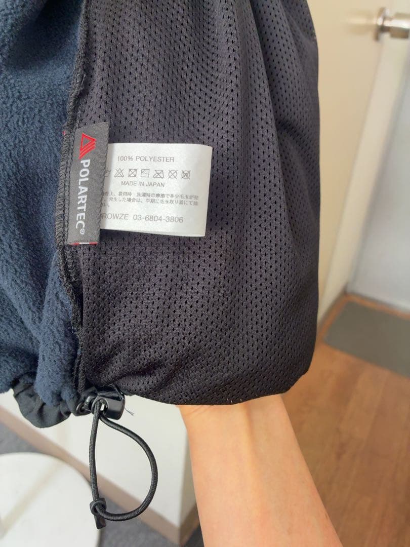 ennoy エンノイ　POLARTEC フリース　ジャケット　ネイビー　24aw