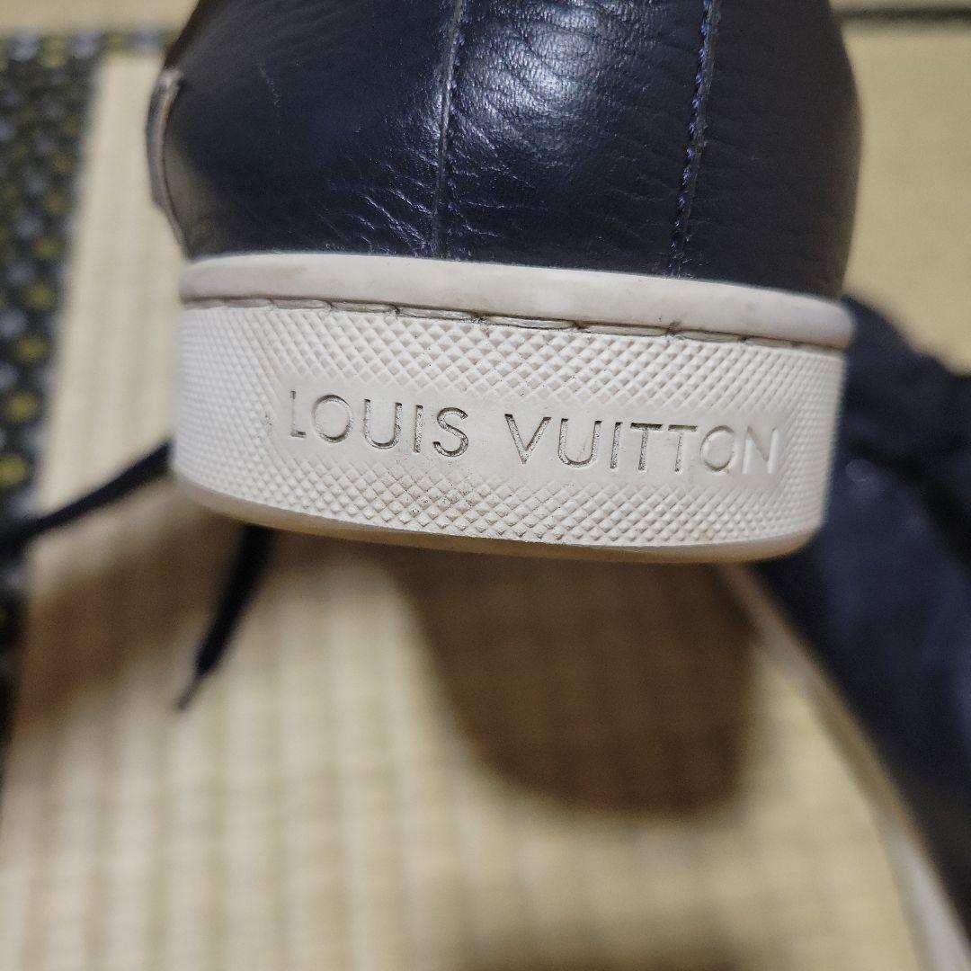 中古 LOUIS VUITTON スニーカー ハイカット LVロゴ