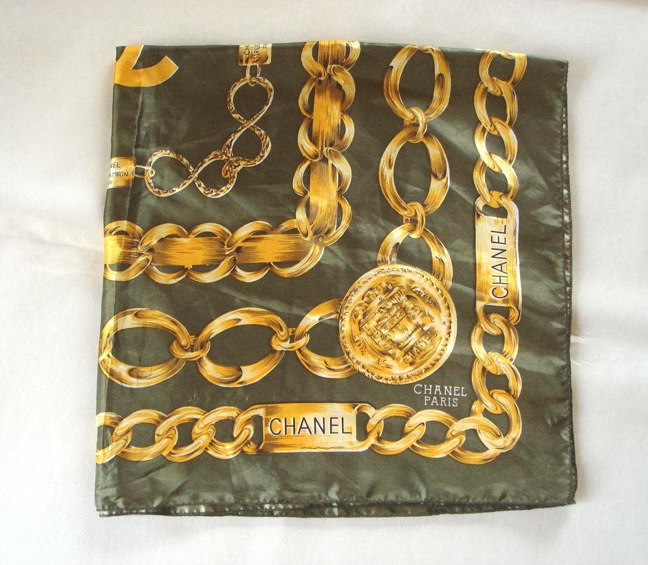 CHANEL シャネル スカーフ シルク