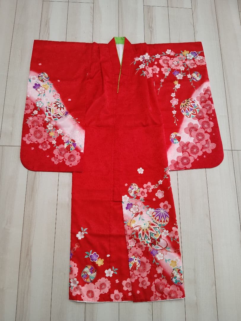 七五三 ７歳 女の子 フルセット 着物 三越