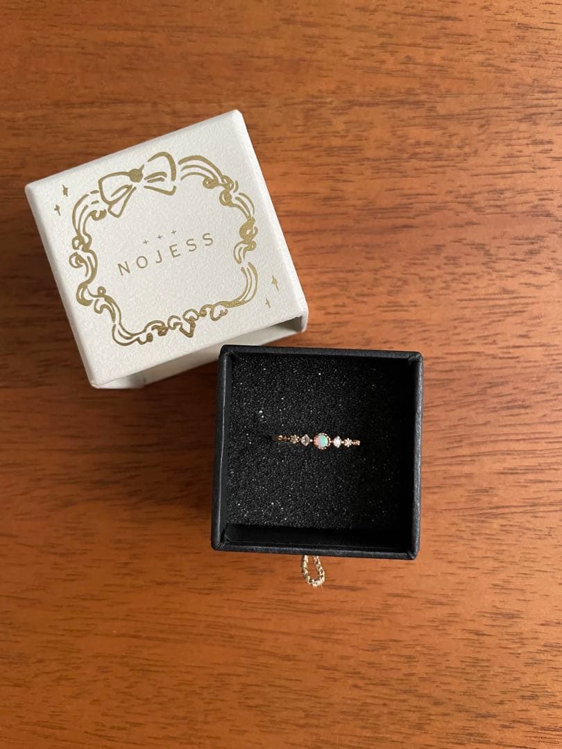 【箱無し】NOJESS K10 ストーン付きピンキーリング　限定値下げ中