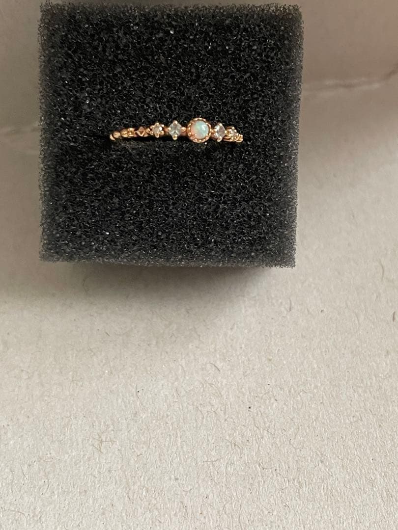 【箱無し】NOJESS K10 ストーン付きピンキーリング　限定値下げ中