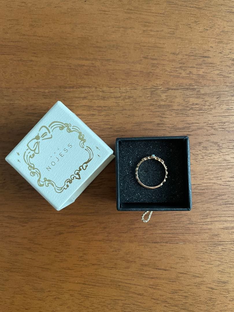 【箱無し】NOJESS K10 ストーン付きピンキーリング　限定値下げ中