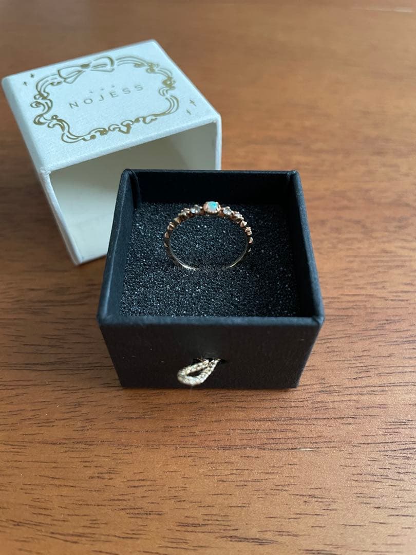 【箱無し】NOJESS K10 ストーン付きピンキーリング　限定値下げ中