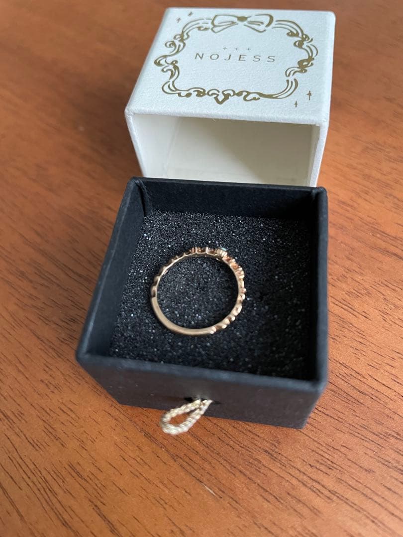 【箱無し】NOJESS K10 ストーン付きピンキーリング　限定値下げ中